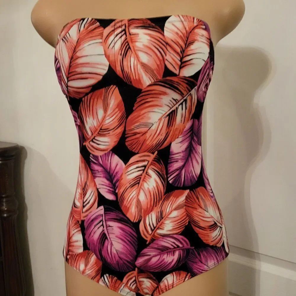 JANTHEN  ONE-PIECE WOMEN'S MULTI-COLOR FLORAL  BATHING  BATHING SUIT